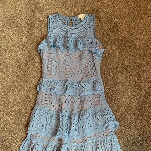 Michael Kors Eyelet Lace Sleevless Dress SZ XS